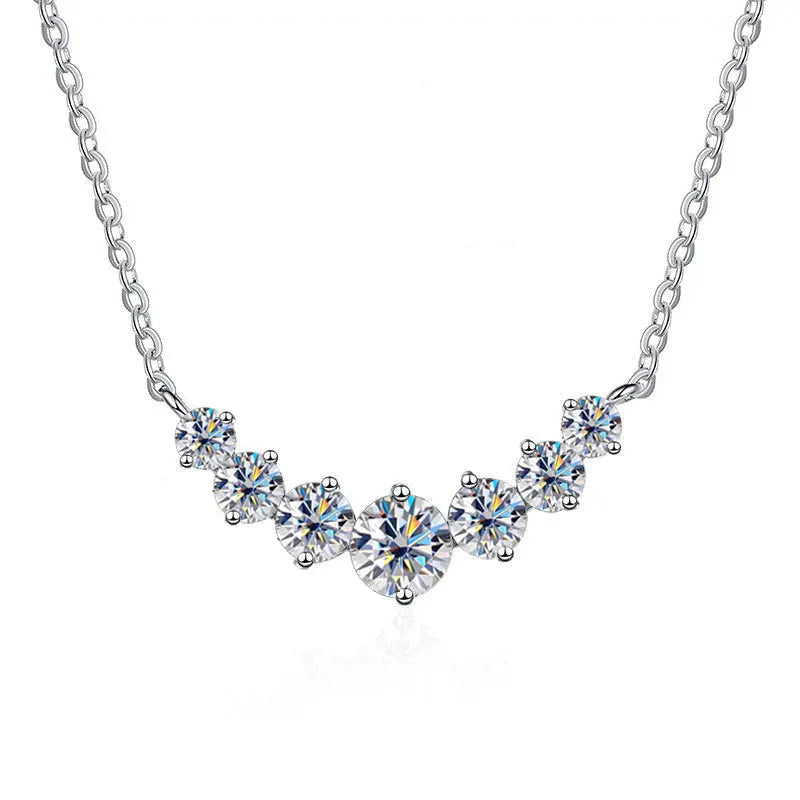 Exquisite Moissanite Halskette: Erschwinglicher Luxus & Strahlkraft | Shop Nory