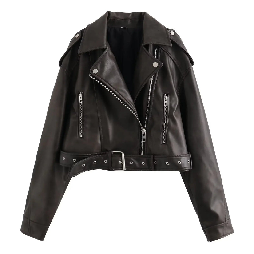 Winter Damen jacke mit Gürtel
