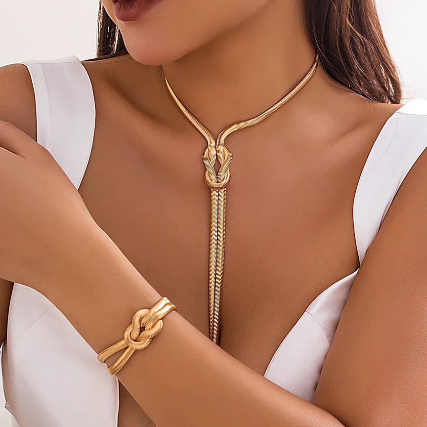 Elegantes Schlangenkettenset für Frauen | Shop Nory
