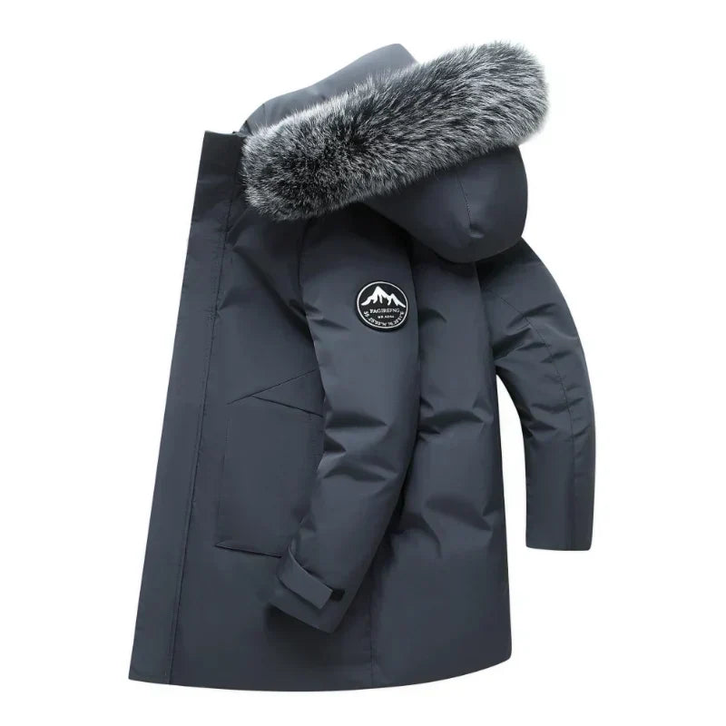 Lange Winterjacke