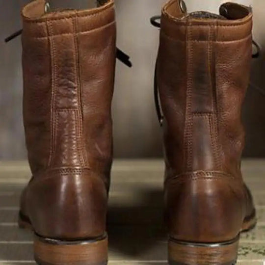 Leder Damen Stiefel