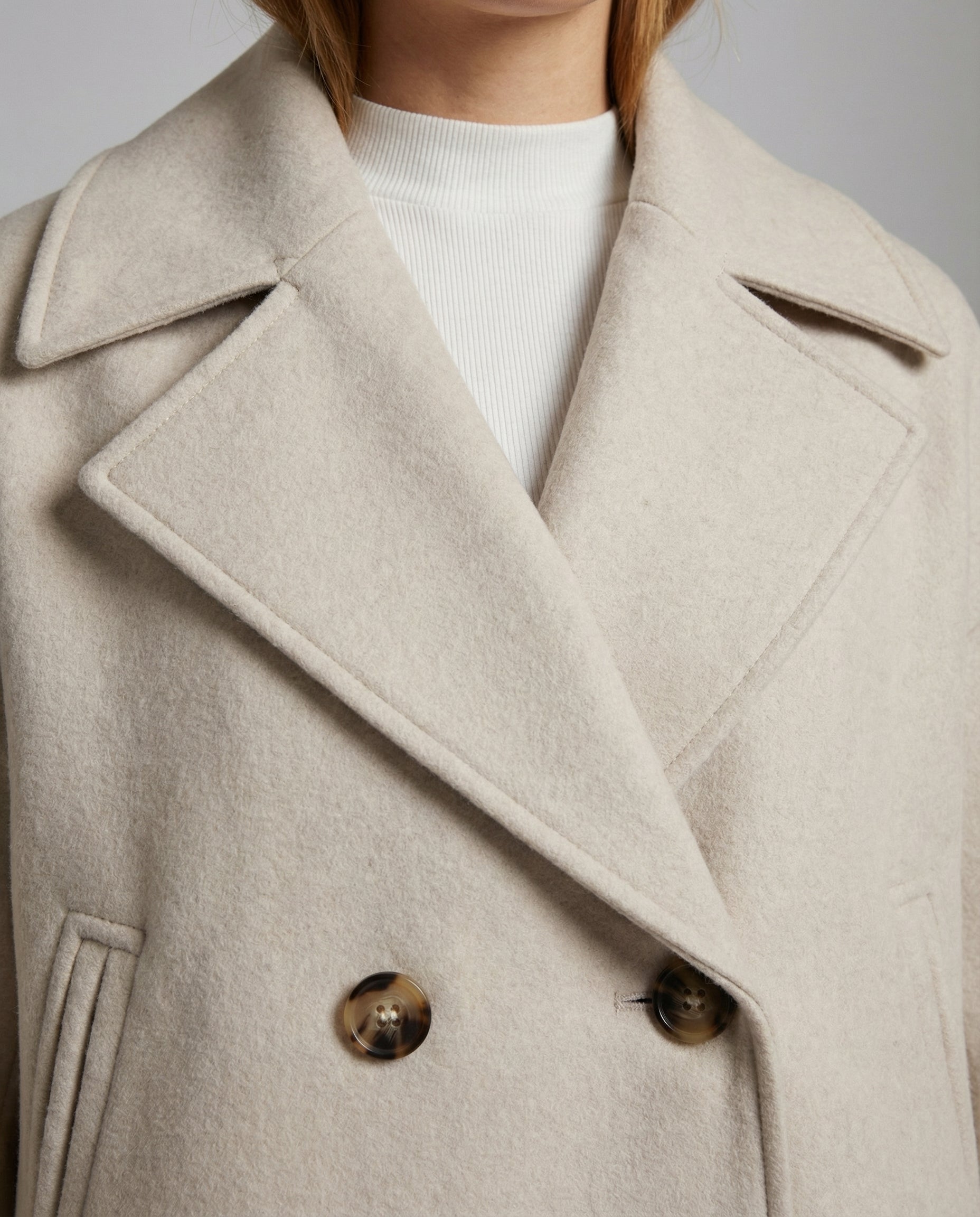 Damen Jacke mit Kurzschnitt & Doppelreiher | ShopNory