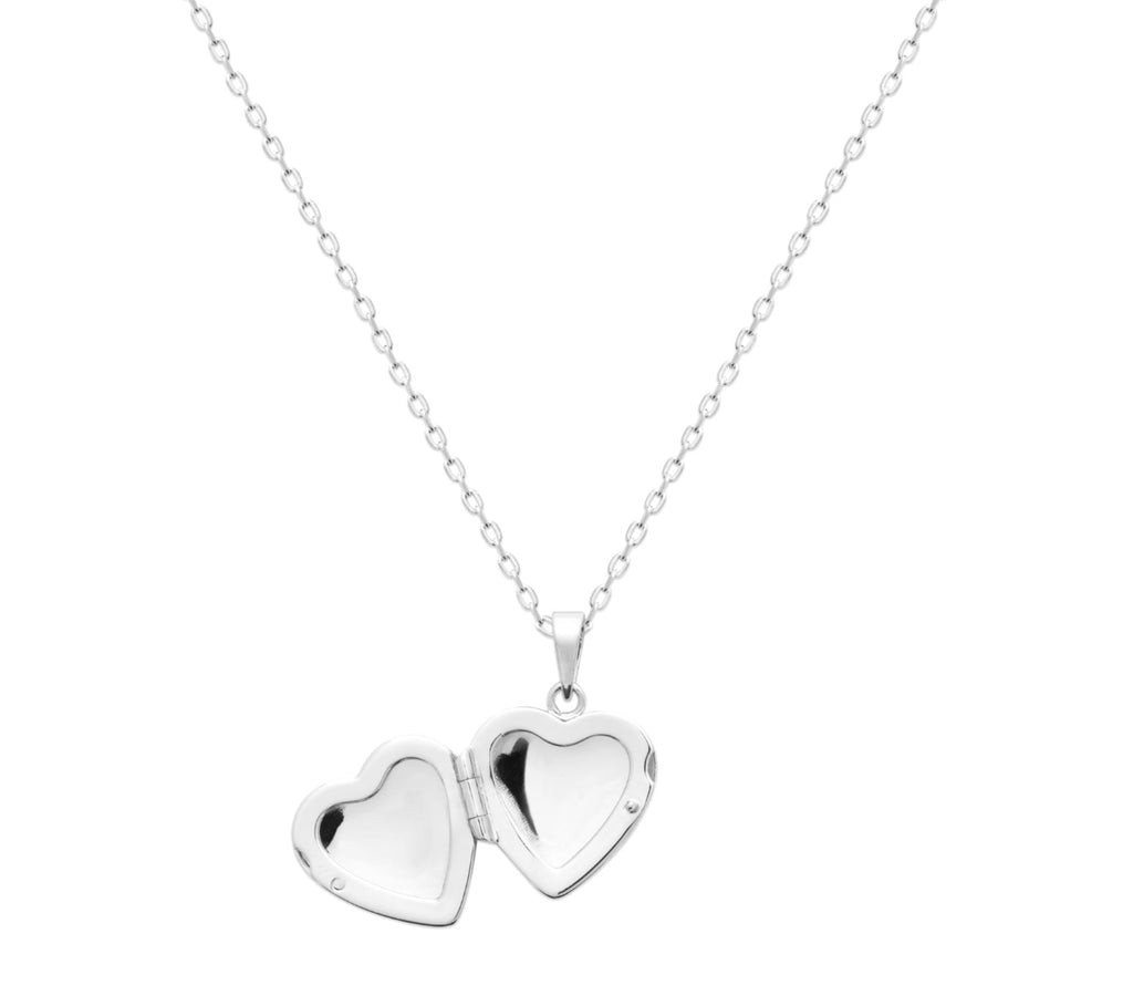 Silber Herz Fotohalter Anhänger Halskette – Ein zeitloses Schmuckstück | Shop Nory