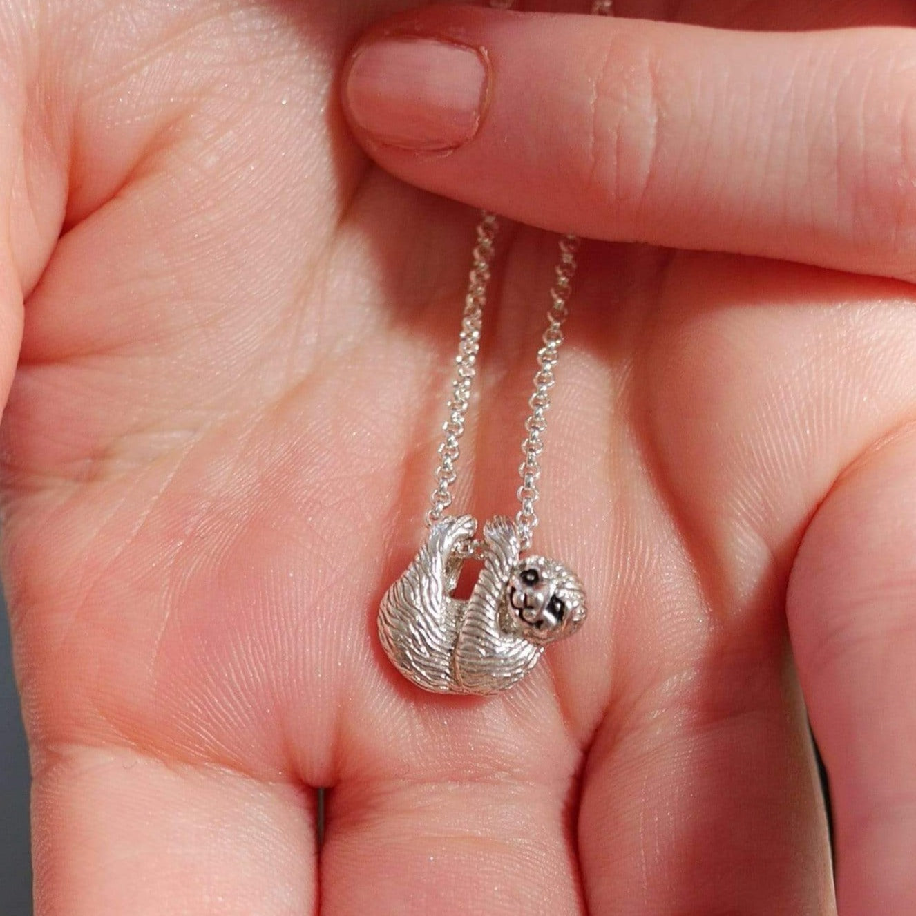 Silber Faultier Halskette | Shop Nory