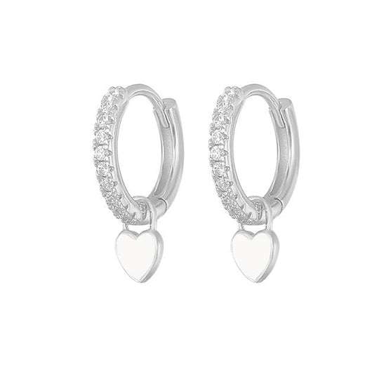Silberfarbene Creolen | Shop Nory