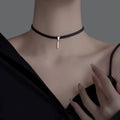 Einfaches Silbersbar-Choker | Shop Nory