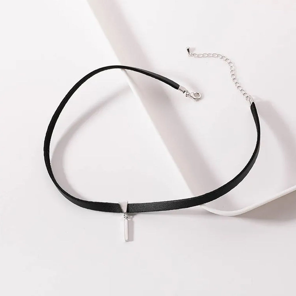 Einfaches Silbersbar-Choker | Shop Nory