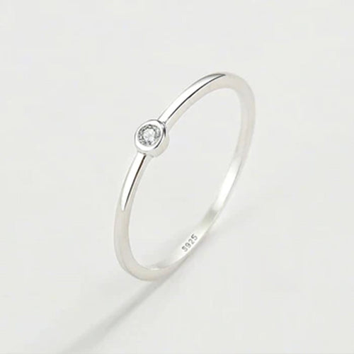 925 Sterling Silver Einfache Besondere Tagesring | Shop Nory