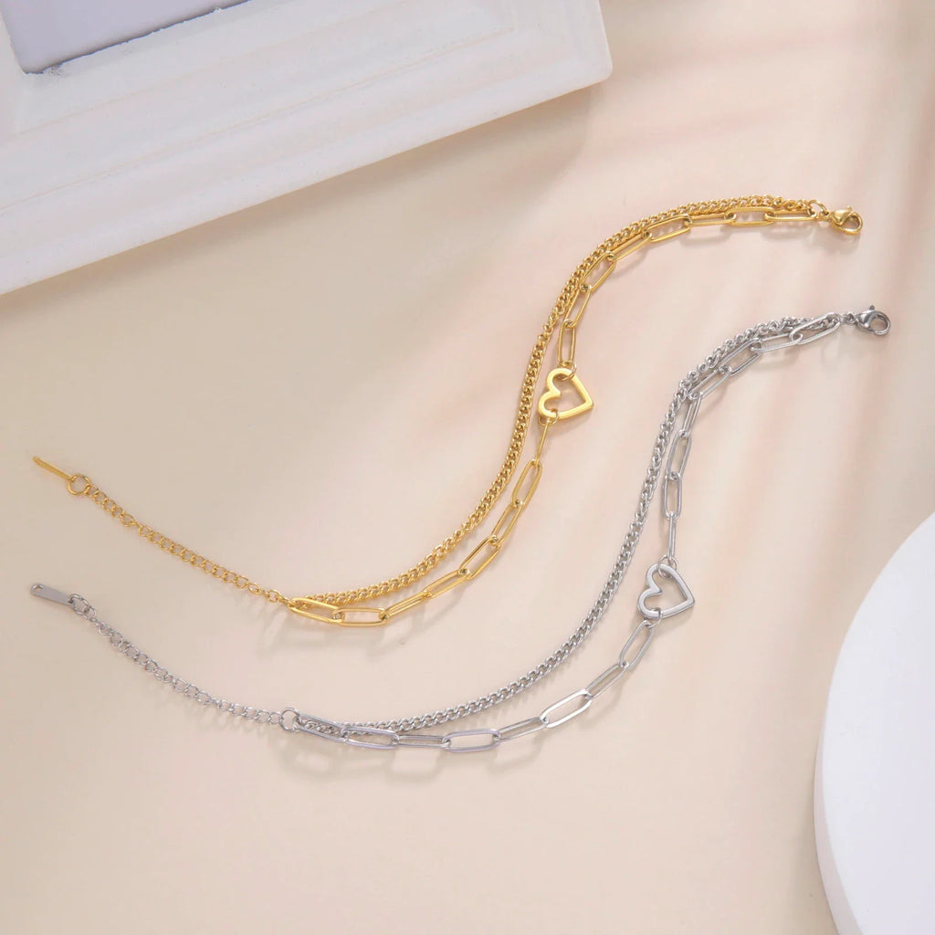Edelstahl Skyrim Herz Charm Armband | Shop Nory