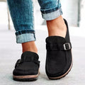 Schuhe Flache Open Back Wildleder Sommer Schuhe für Frauen