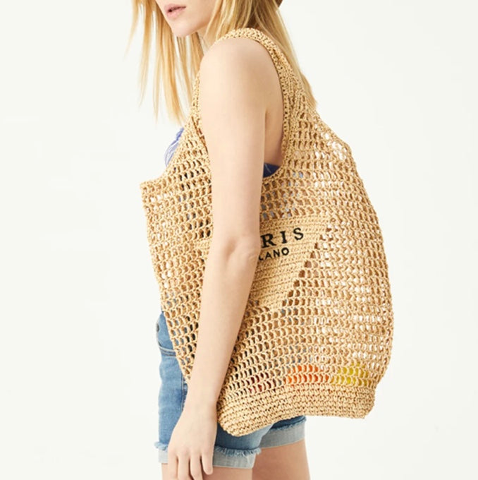 HandgewShopnoryte Tasche mit - und Milano-Aufdruck