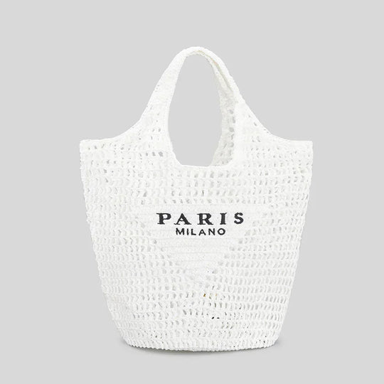 HandgewShopnoryte Tasche mit - und Milano-Aufdruck