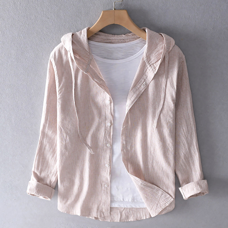 Damen Luftige Weiche Bluse mit Kapuze Taschen