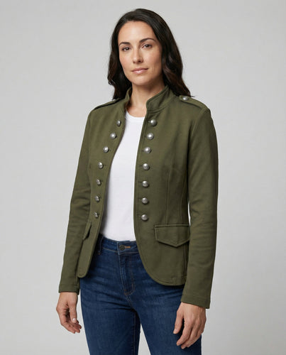 Damen Militärstil Blazer