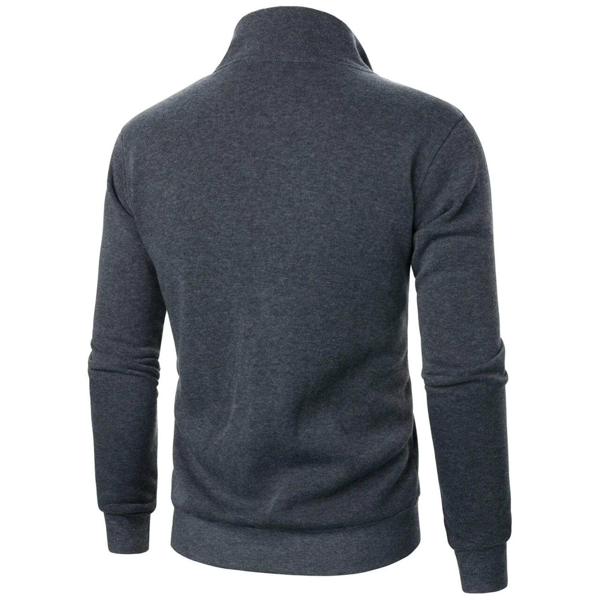 Shopnory | Herren Hoodie mit Stehkragen und Reißverschluss