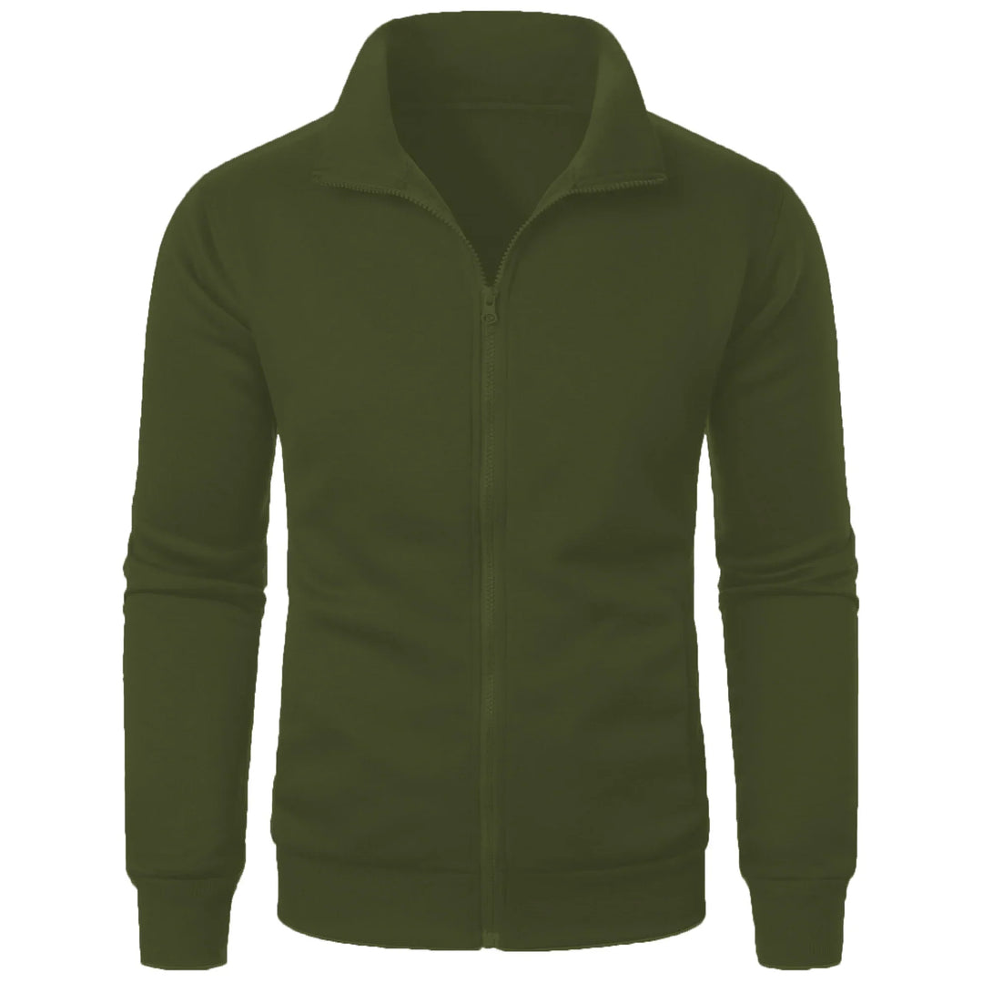 Shopnory | Herren Hoodie mit Stehkragen und Reißverschluss