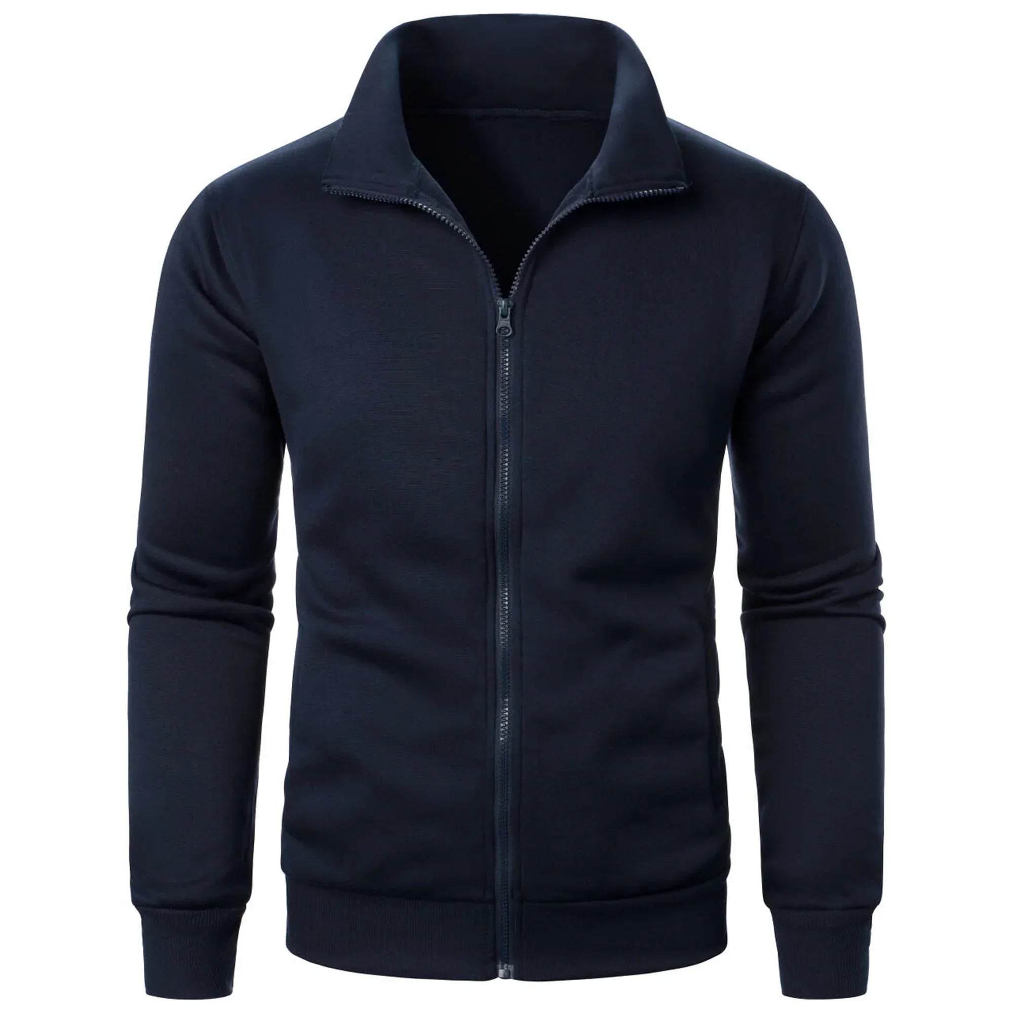 Shopnory | Herren Hoodie mit Stehkragen und Reißverschluss