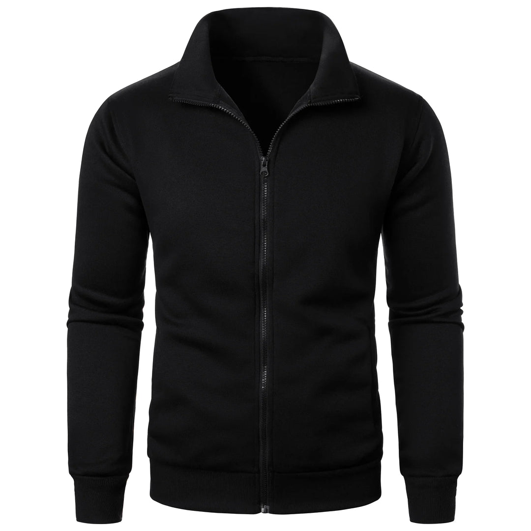Shopnory | Herren Hoodie mit Stehkragen und Reißverschluss