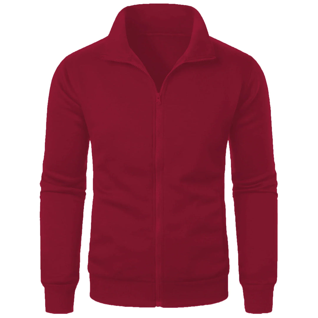Shopnory | Herren Hoodie mit Stehkragen und Reißverschluss