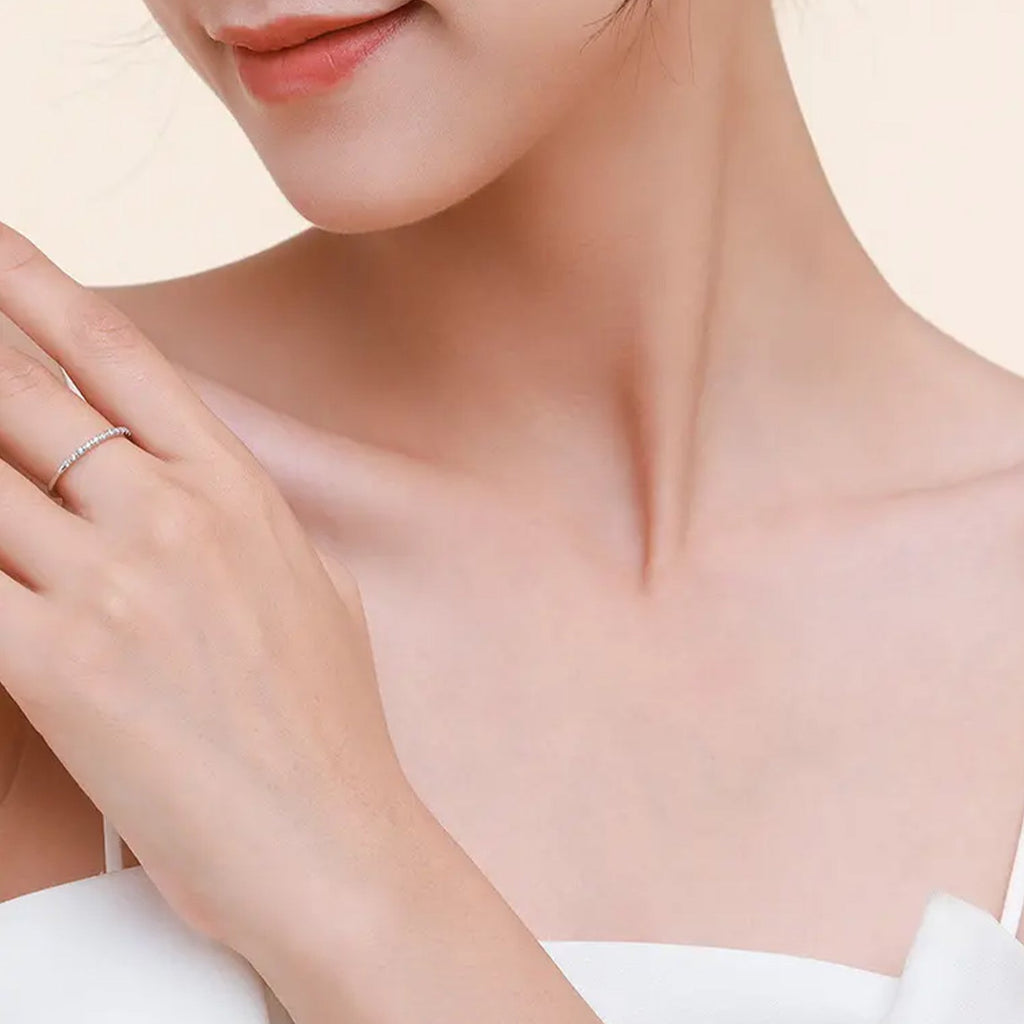 925 Sterling Silber Mode Stapelbare CZ Ringe | Shop Nory