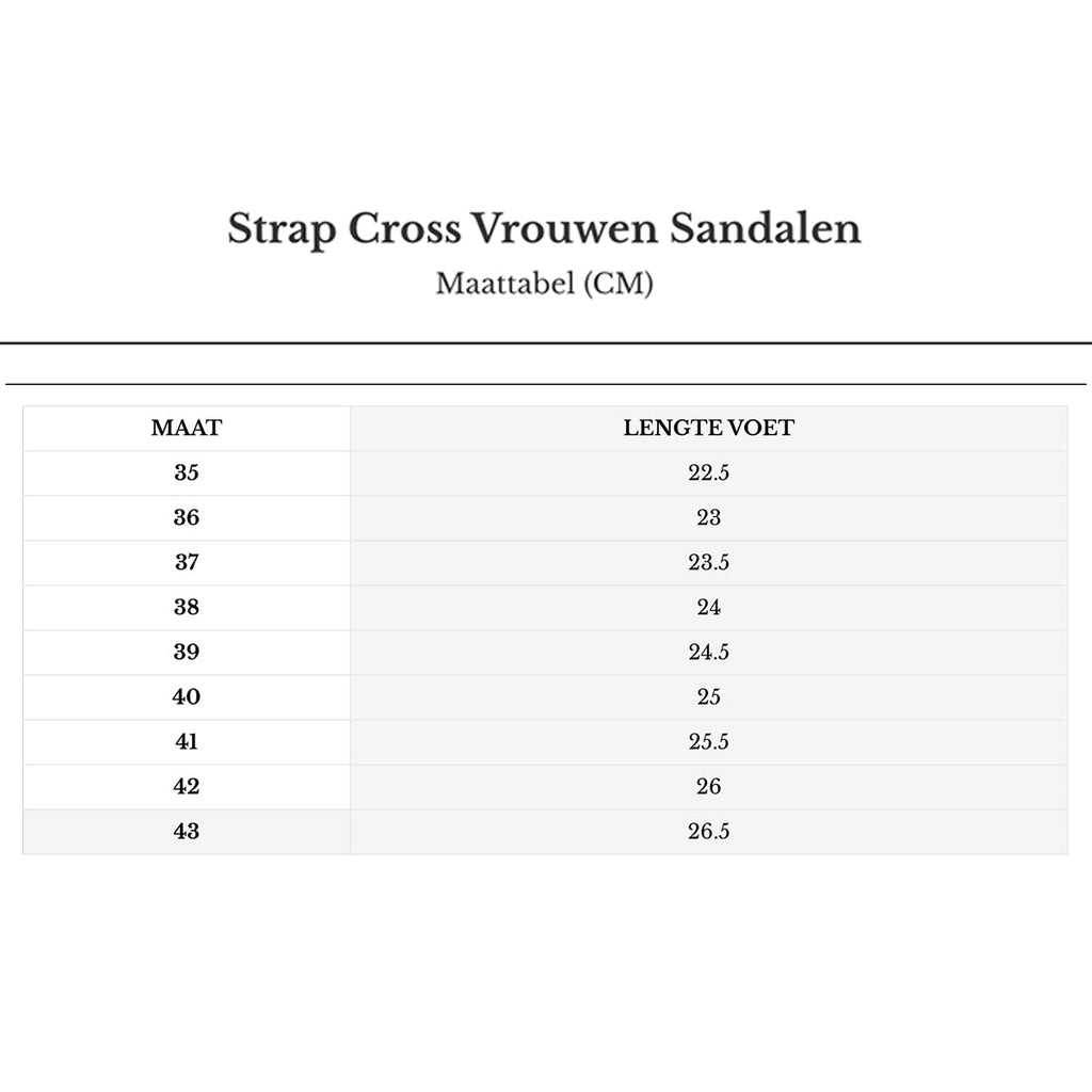 Strap Cross Frauen Sandalen