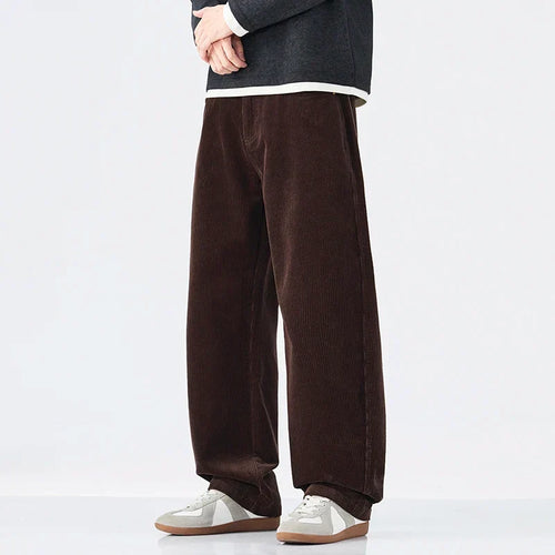 Cord Hosen Herren mit Elastischem Bund