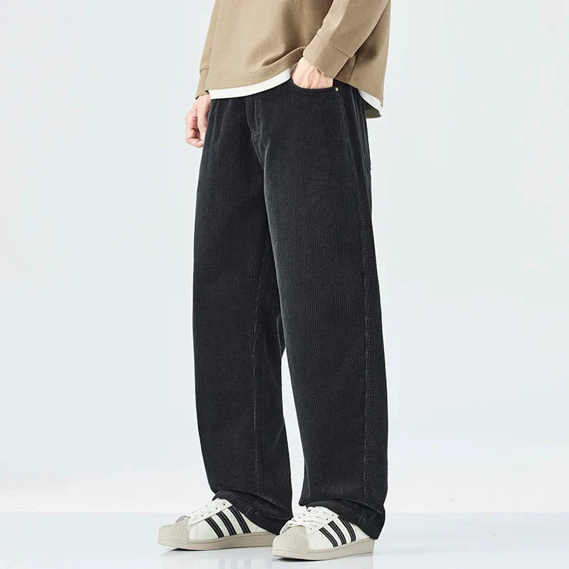 Cord Hosen Herren mit Elastischem Bund