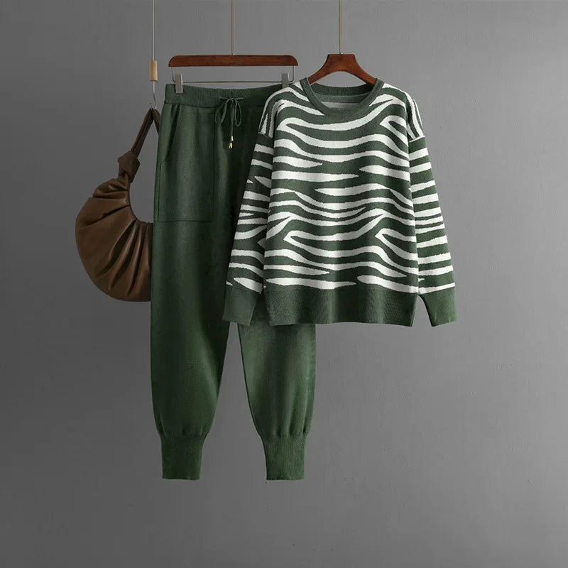 Shopnory | Lounge Set mit ZShopnoryra-Muster
