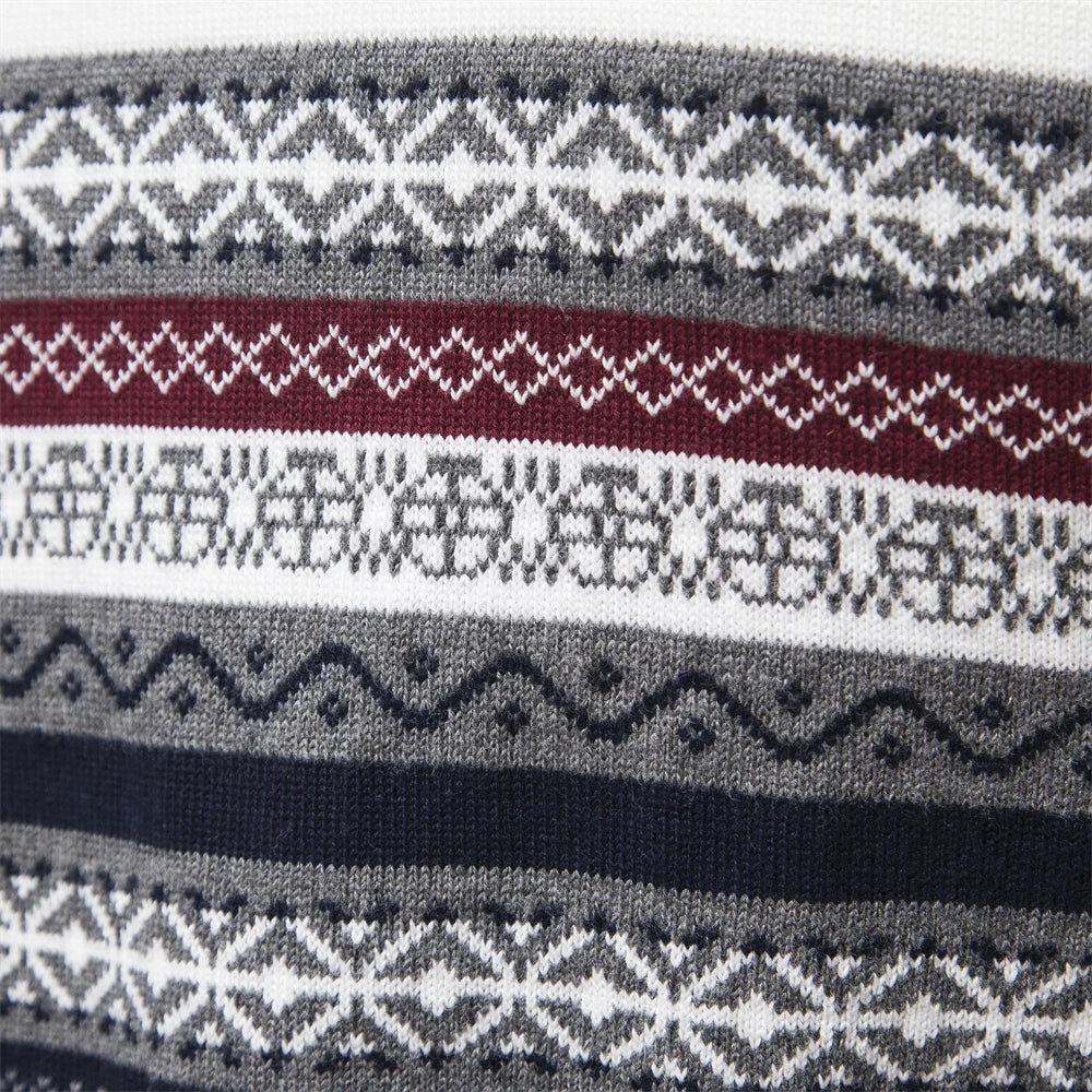Sweatshirt - Herren Retro-Muster Sweatshirt mit bequemem und einzigartigem Design