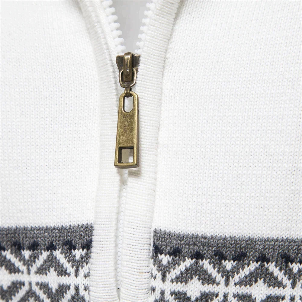 Sweatshirt - Herren Retro-Muster Sweatshirt mit bequemem und einzigartigem Design