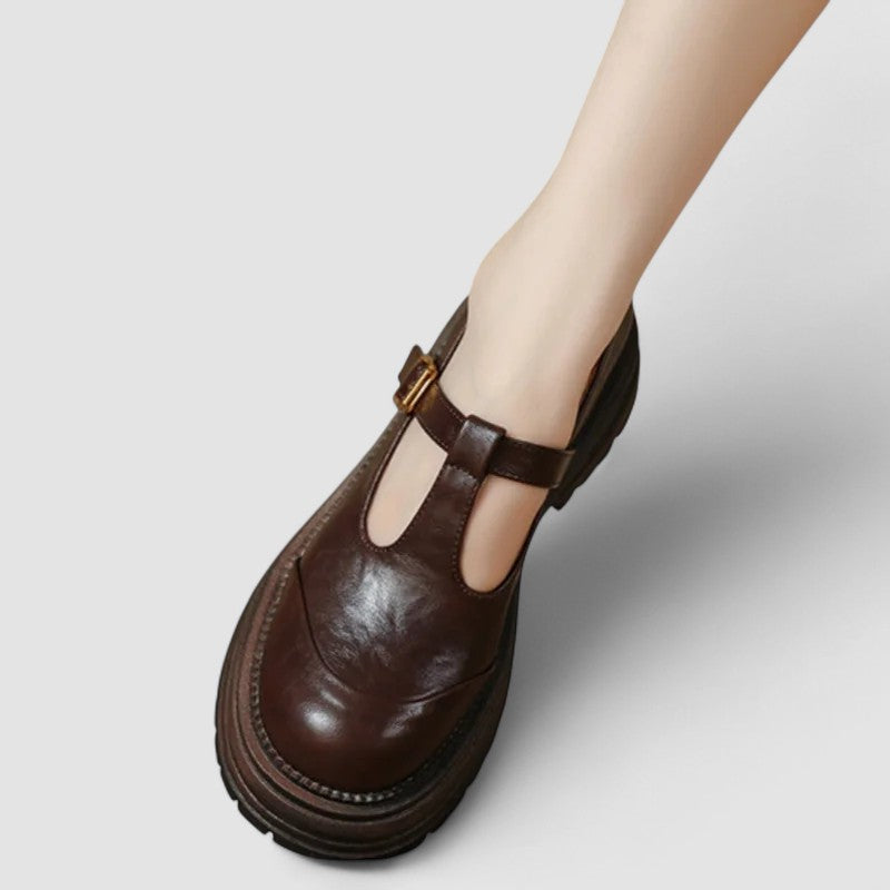 T-Bar Schuhe | Bequem | Robust | Mary Jane Schuhe | Damen Slipper