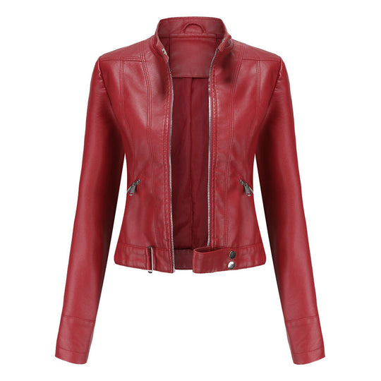 Stylische Lederjacke