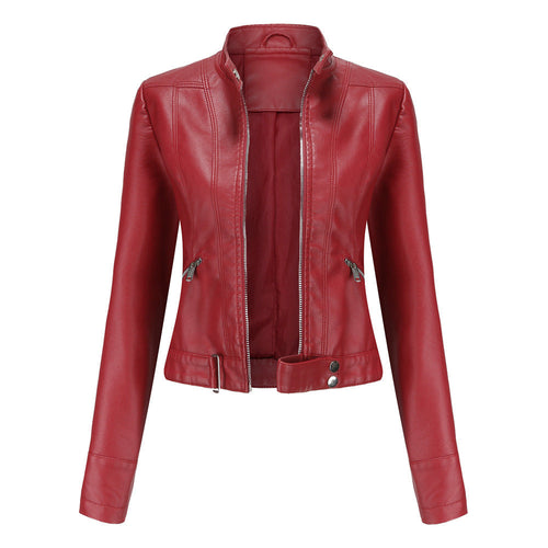 Stylische Lederjacke