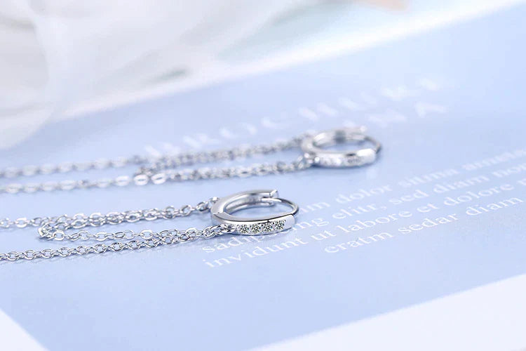 Glänzende Kettenohrringe | Shop Nory