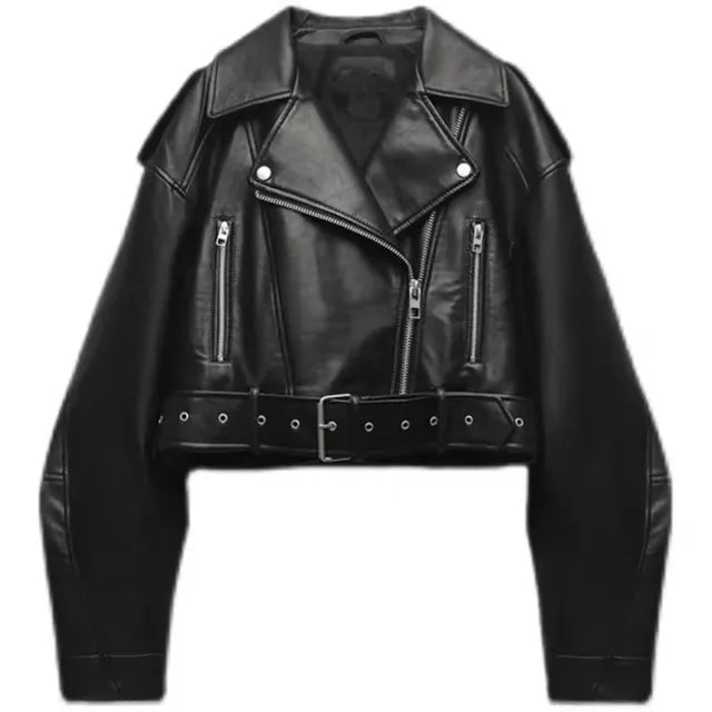 Kurze Bikerjacke Für Damen