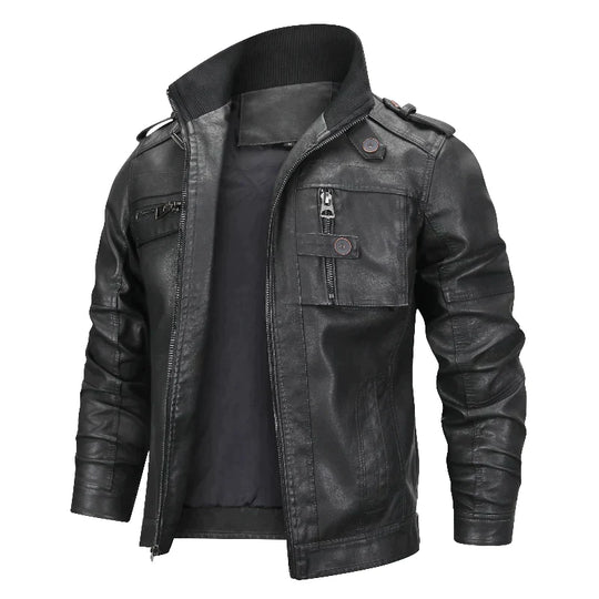 Lederjacke