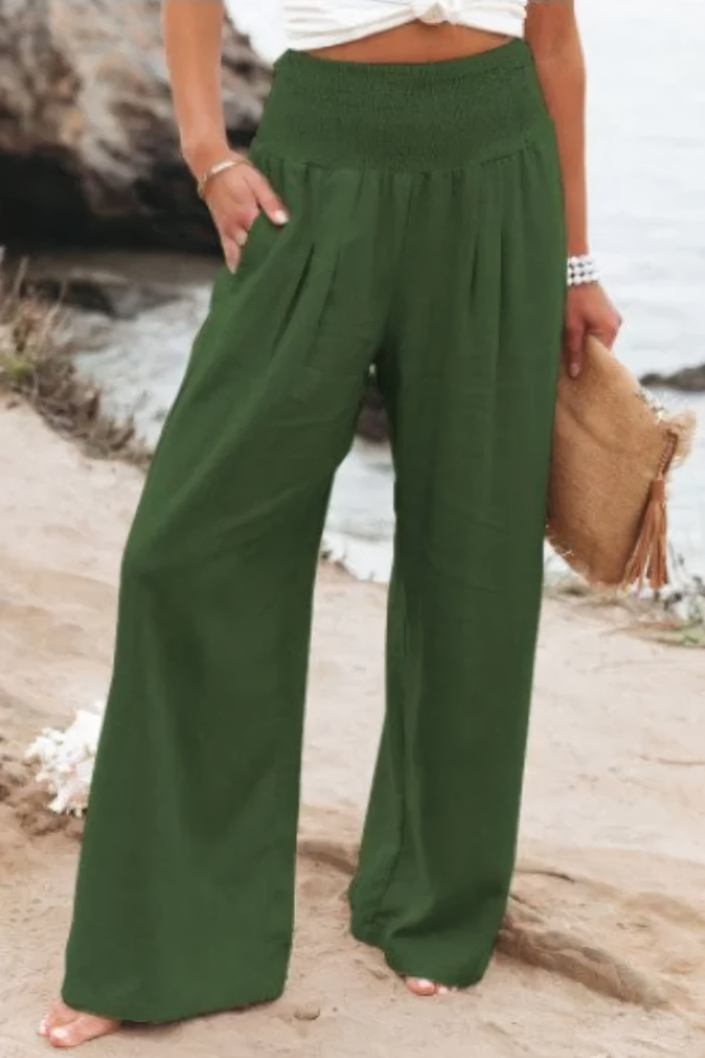 Shopnory | Palazzohose aus Baumwolle – Tyra