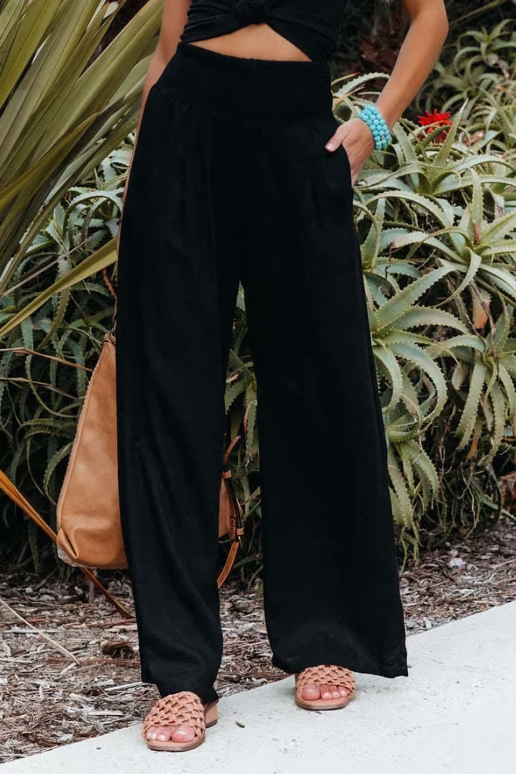 Shopnory | Palazzohose aus Baumwolle – Tyra