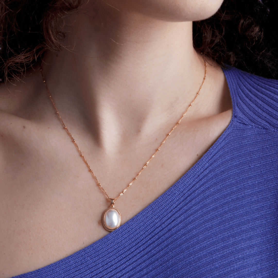 Vintage Goldene Perlenkette | Shop Nory