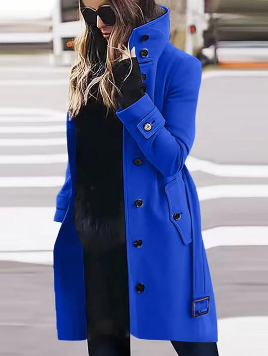 Lange wasserdichte Trenchcoat für Frauen