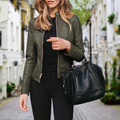 Lederjacke für Frauen