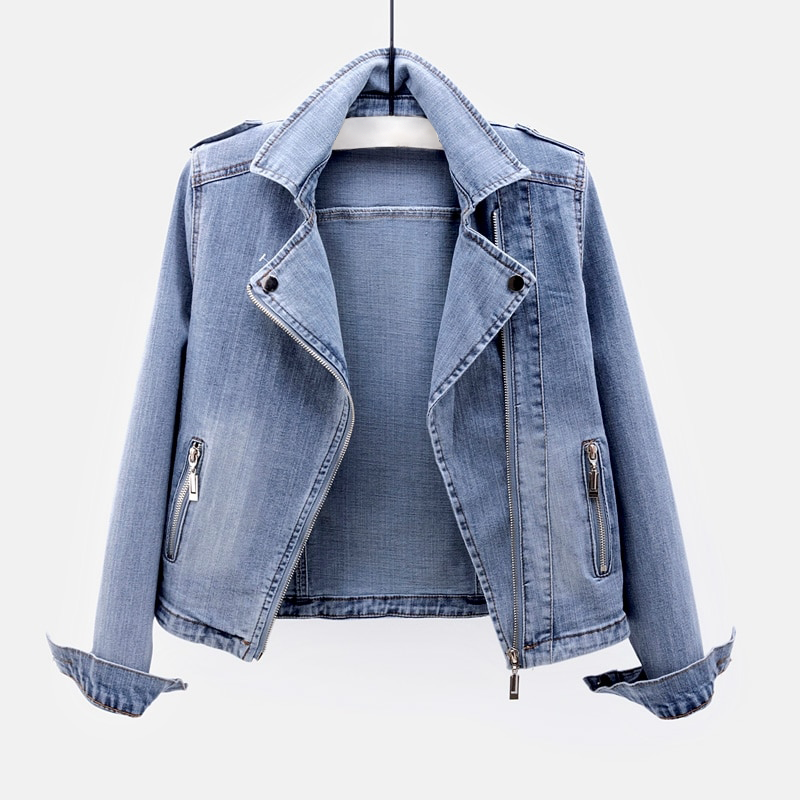 Motorrad Jeansjacke Damen