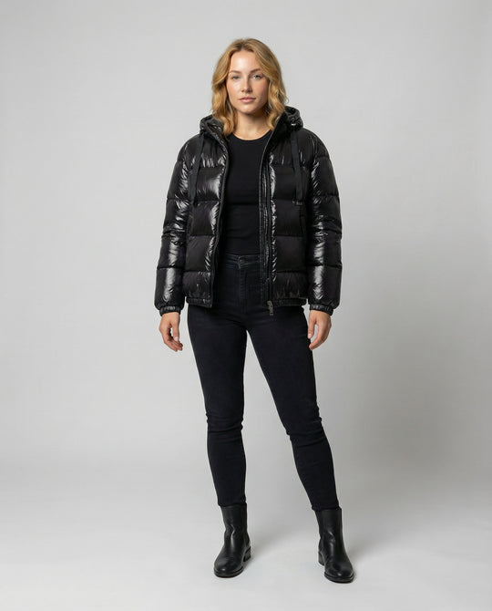 Unisex Daunen-Pufferjacke