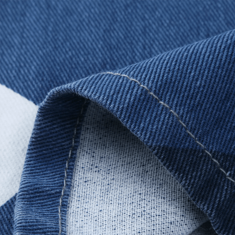 Strukturierte Damen Jeanshose mit Komfortablem Weitem Schnitt