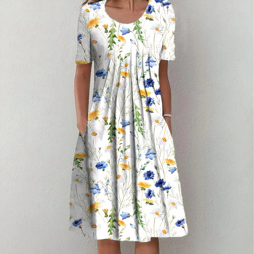 Elegantes Kleid aus weichem Mischgewebe