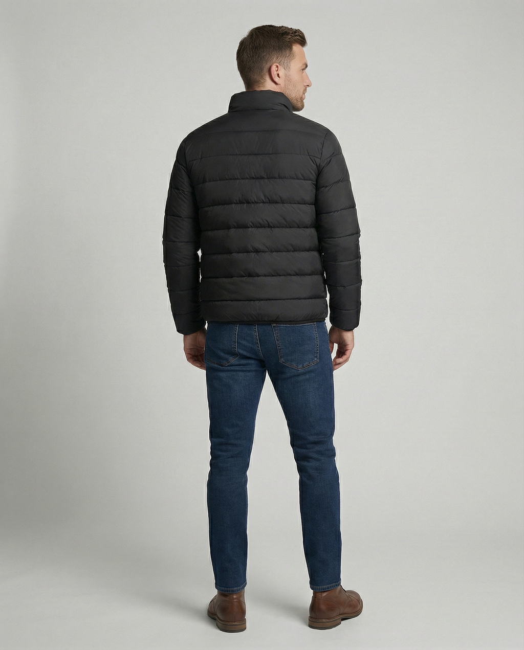 Ultraleichte gesteppte Winterjacke für Herren