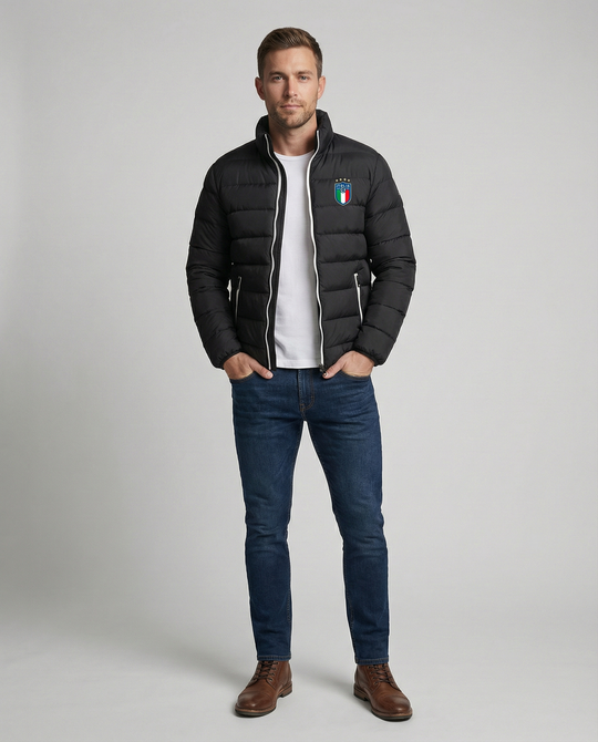 Ultraleichte gesteppte Winterjacke für Herren