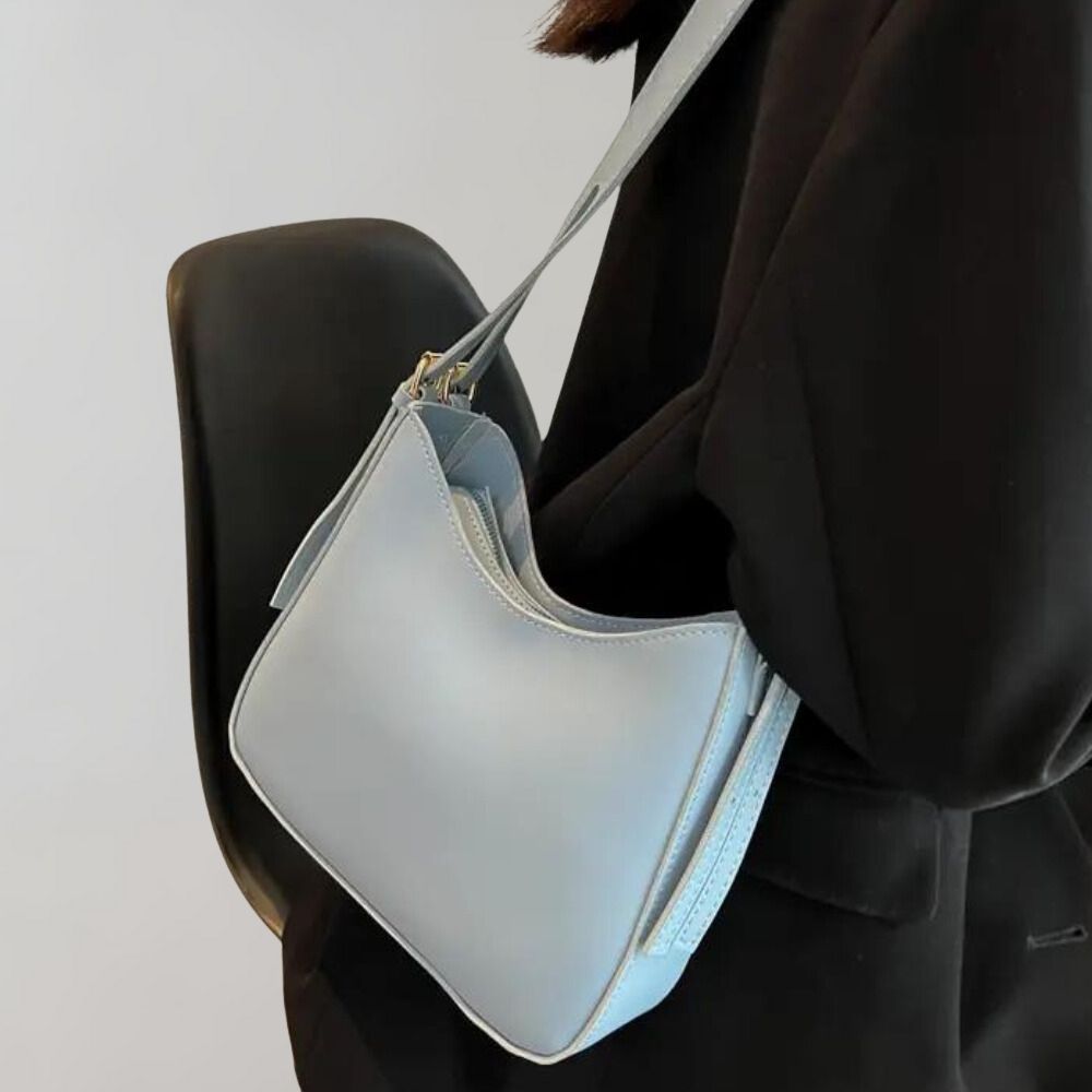 Reißverschluss Klein Schultertasche Kunstledertasche