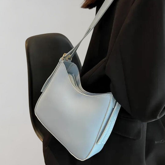 Reißverschluss Klein Schultertasche Kunstledertasche