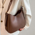 Reißverschluss Klein Schultertasche Kunstledertasche